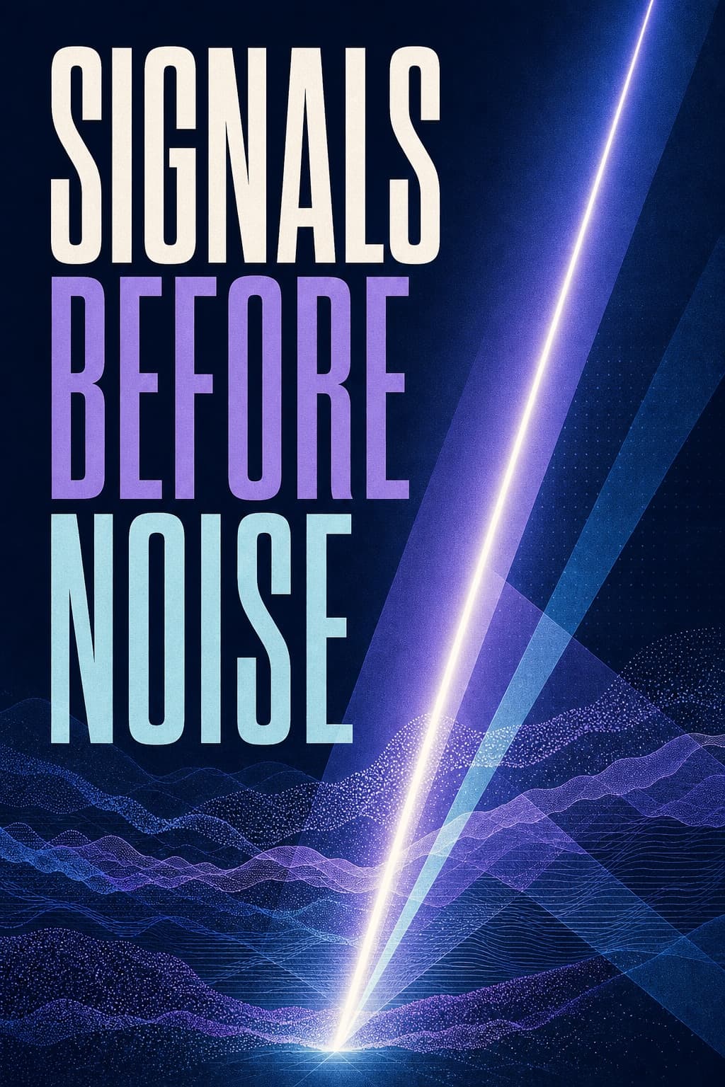 Sample KDP cover: Signals Before Noise