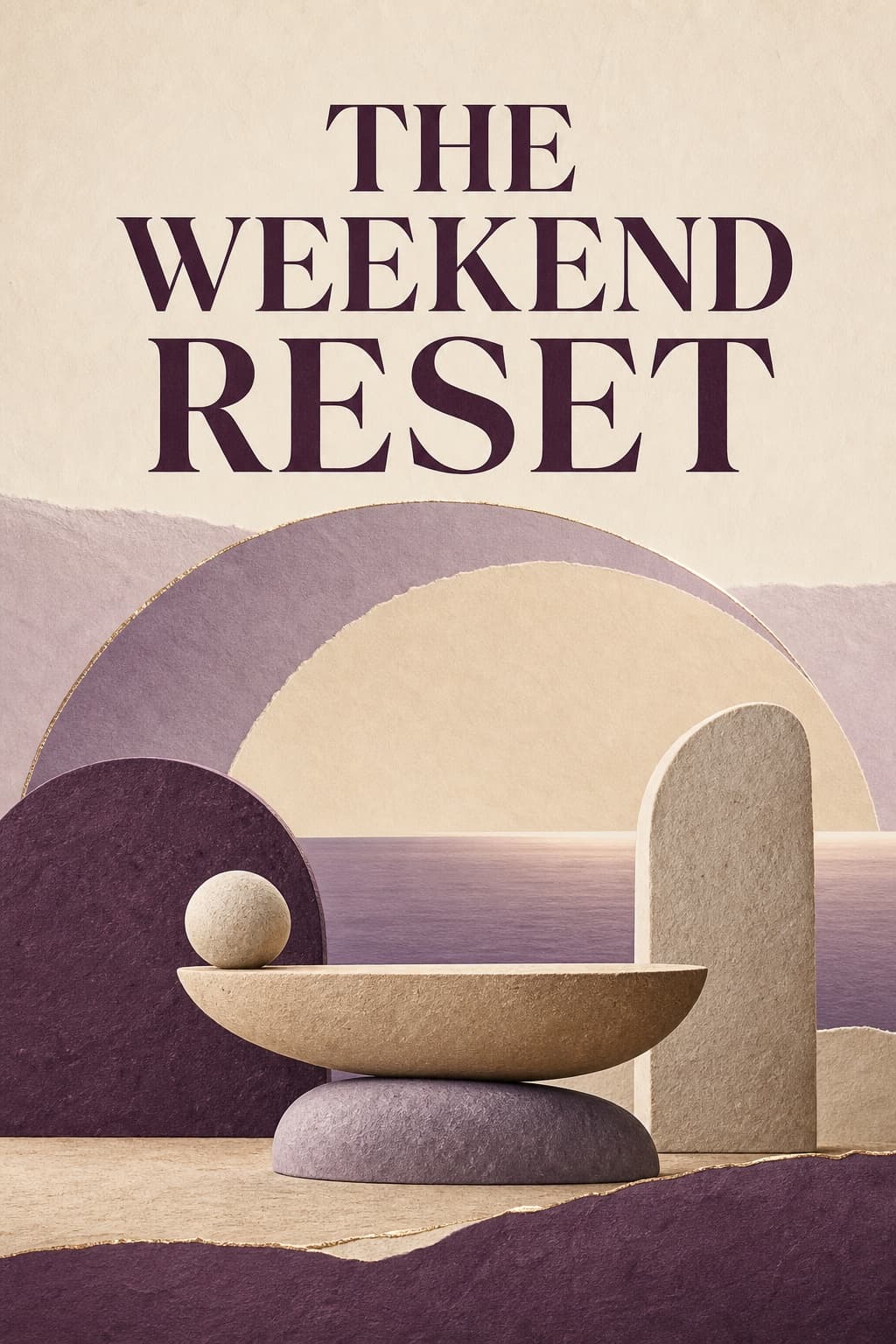 Sample KDP cover: The Weekend Reset